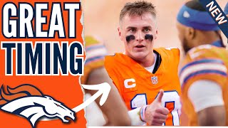 Denver Broncos Just Get Trio of Good News [upl. by Doy]