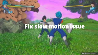 DRAGON BALL Sparking ZERO Slow Motion Issue  Easy Fix [upl. by Kataway227]