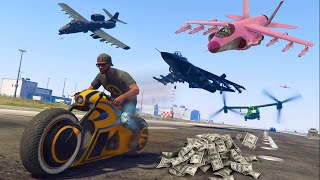 Whoever can hit me with a plane wins 8000000  GTA 5 THUG LIFE 462 [upl. by Francyne]