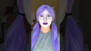 Lilac Pastel Goth Makeup Transformation 😍 [upl. by Nariko195]