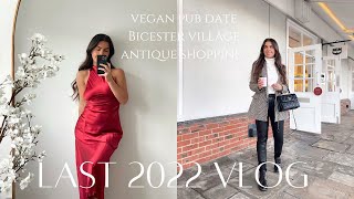 Vegan Pub amp Bicester Village Last Vlog 2022  Honestly Alessandra [upl. by Finley]