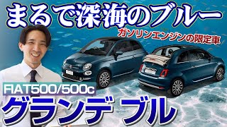 FIAT500のガソリンエンジン限定車が早速登場！「グランデブル」ご紹介します！＠FIAT札幌東 [upl. by Bluefarb]