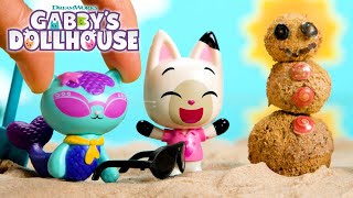 Lets Build a SANDMAN Gabbys Tropical Winter Cruise  GABBYS DOLLHOUSE TOY PLAY ADVENTURES [upl. by Burwell506]