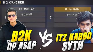 B2K VS Itz Kabbo amp Syth  প্রথম বাংলাদেশী হিসাবে Born 2 Kill এর সাথে Custom Match  Free Fire [upl. by Brunell]