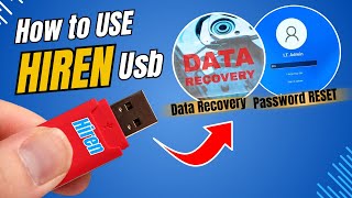 How to Use HIREN Bootable USB Data Recovery amp Password Reset 2024 [upl. by Akemal]