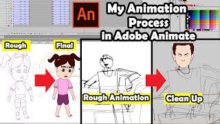 My 2D Animation Process in Adobe Animate  Explained in HIndi  English Subtitles [upl. by Blaseio916]