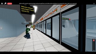 Roblox Delta Line Project  9900 train West Central to Central [upl. by Jacobina]