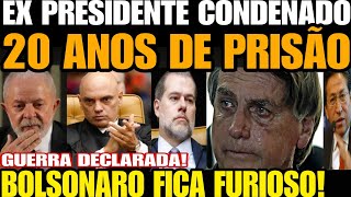 Bomba EX PRESIDENTE CONDENADO A 20 ANOS DE PRISÃO JAIR BOLSONARO FICA FURIOSO COM PREFEITO D SANT [upl. by Gierc299]