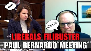 Massive LiberalNDP Filibuster Interrupts Paul Bernardo Meeting [upl. by Mylander90]