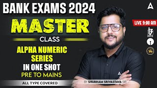 Alphanumeric Series Reasoning Tricks and Concepts  Bank Exam 2024 Reasoning By Shubham Srivastava [upl. by Adnamaa]