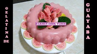 GELATINA DE GUAYABA  CarmenCookVlogs [upl. by Rendrag]