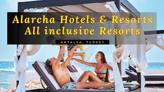 Alarcha Hotels amp Resorts All inclusive Resorts in Manavgat Antalya Turkey [upl. by Keligot]