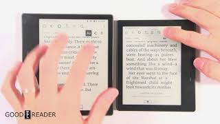 Amazon Kindle Oasis 2017 vs Oasis 2016  Comparison [upl. by Nosemaj]