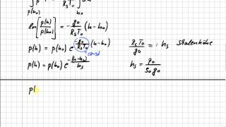 Barometrische Höhenformel [upl. by Don]