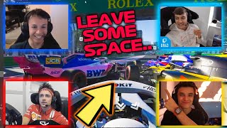 F1 Driver Plays Virtual F1 Game [upl. by Yojenitsirk]