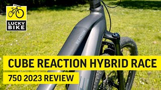 CUBE REACTION HYBRID RACE 750 2023 REVIEW  Ideales EMTB für anspruchsvollere Offroadfahrten [upl. by Eirod]