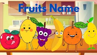 Fruits name  Fruits name in English Learn Fruits name cocomelon fruit kids kidslearning [upl. by Mesics998]