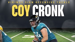 Vikings SIGN Coy Cronk Offensive Tackle to the Practice Squad [upl. by Aday260]