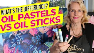 Oil Pastels vs Oil Sticks [upl. by Uttasta]