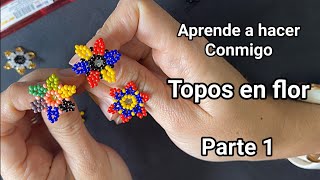 Aprende conmigo a hacer topos flor 🥰 PARTE 1 [upl. by Ettener]