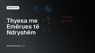 Krahasimi i Thyesave me Emërues të Ndryshëm  Mënyra e Shpejtë  Thyesat  Aritmetikë  Matematikë [upl. by Panchito]