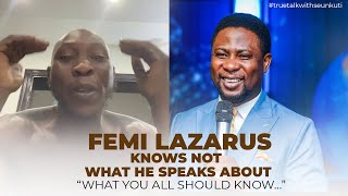 Femi Lazarus knows not what he speak about  Seun Kuti [upl. by Babby]