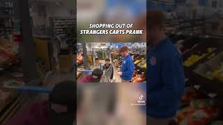 SHOPPING OUT OF STRANGERS CARTS funny comedy prank [upl. by Akital852]