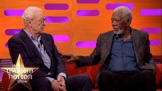 Sir Michael Caine amp Morgan Freeman Discuss Acting Techniques  The Graham Norton Show [upl. by Nylorac121]