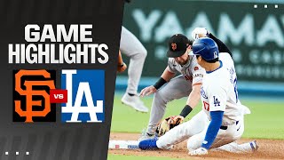 Giants vs Dodgers Game Highlights 72224  MLB Highlights [upl. by Glynnis655]