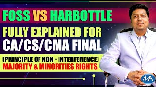 Foss Vs Harbottle fully explained  CACSCMA Final  Majority amp Minorities Rights [upl. by Derby]