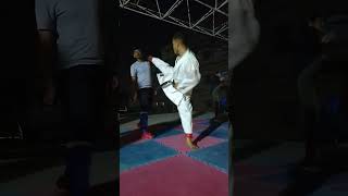 Round House kick practice  Mawashi geri practice  kumite karateclassesforkids karate training [upl. by Stearns]