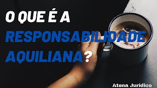 VOCÊ SABE O QUE É A RESPONSABILIDADE AQUILIANA [upl. by Vernita]