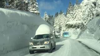 This is winterHuge amounts of snow in Truckee CAUSA [upl. by Thant689]