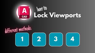 Lock AutoCAD Viewports FAST 4 Methods to Prevent Scale Changes [upl. by Veedis]