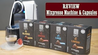 Review Mixpresso Single Serve Espresso Machine amp Capsules Nespresso Compatible [upl. by Ness125]