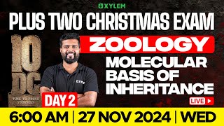 Plus Two Christmas Exam Zoology  Molecular Basis Of Inheritance  Xylem Plus Two [upl. by Cayser926]