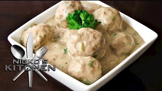 CREAMY MEATBALLS  VIDEO RECIPE [upl. by Adamis]