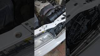 Mercedes Benz Radiator Fittingyoutubeshorts radiatorcarradiatorshortsfeed [upl. by Muscolo]