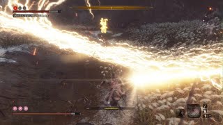 Sekiro Sword Saint Isshin Final Boss Fight  First Ever Attempt Almost won [upl. by Cynthla]