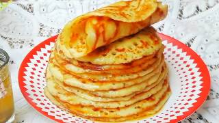 Crêpes  Recette Rapide et Facile 💯 réussie  Cuisine Marocaine [upl. by Ardnuahsal]