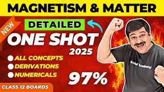 Magnetism amp Matter Detailed OneShot video Class12 Chapter 5 One shot for 202425 [upl. by Ykcin]