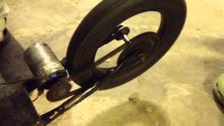 Homemade electric scooterkickbike prototype [upl. by Shivers]