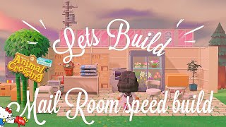 Speed Build Animal Crossing New Horizons Mail Room [upl. by Anierdna]