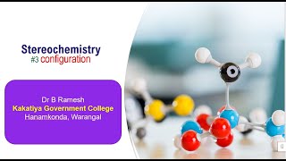 R S Configuration by Dr B Ramesh Stereochemistry JAM JEE NEET CSIRNET GATE PGCET CPGET [upl. by Halonna]