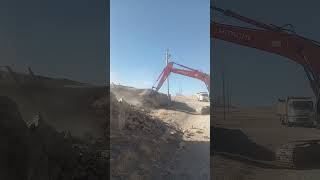 excavator Hitaçhi 210 lch yıkım ford 2524d [upl. by Lanam]