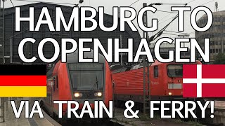 Trip Report Hamburg to Copenhagen by train via the Puttgarden to Rodby ferry [upl. by Ellerehs]