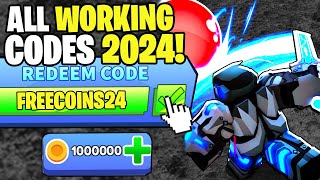 NEW ALL WORKING CODES FOR BLADE BALL 2024 ROBLOX BLADE BALL CODES [upl. by Nalor]