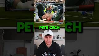 Petr Cech’s INSANE injury 😷 [upl. by Mallis731]