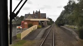 Class 73 Cab Ride  Wymondham Abbey to Dereham Part 1 of 2 [upl. by Fairfield]