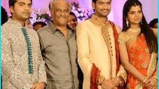 Rajini Kamal Vijay and More celebrities attended Simbu Sister TR Ilakiyas wedding reception [upl. by Pacificas100]